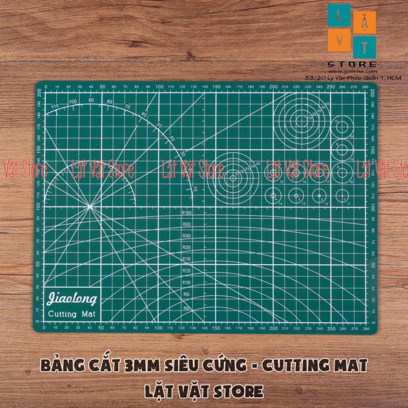 Bảng cắt làm đồ thủ công, tấm lót siêu cứng - Cutting Mat khổ A2,A3, A4, A5 - Dày 3mm