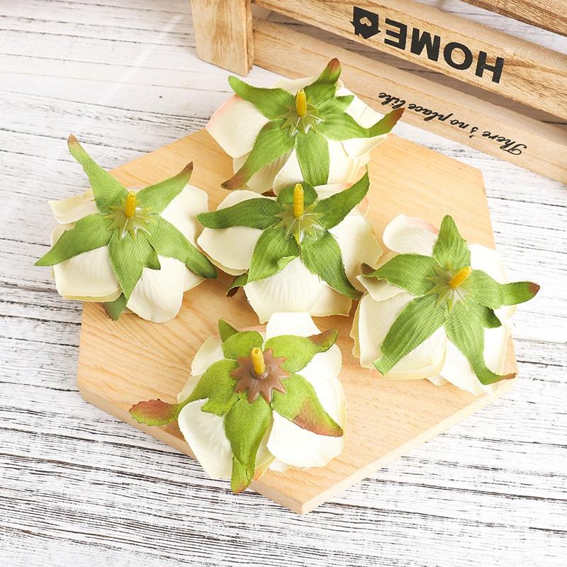 Bộ 5 Hoa Hồng Giả Dùng Trang Trí Tiệc Cưới/Làm Quà Tặng