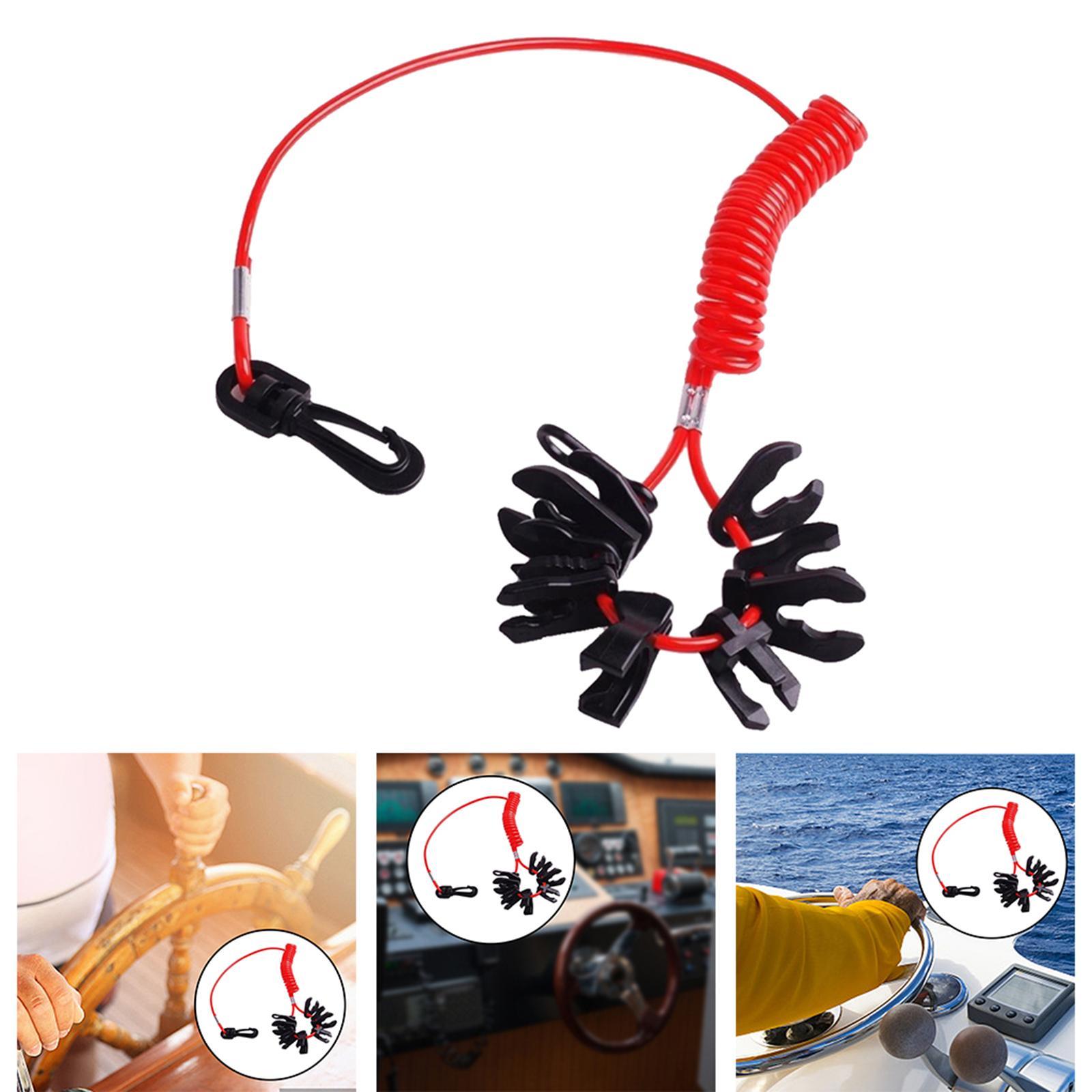 Boat Ignition 11 Keys   Off Kill Switch Lanyard Kit