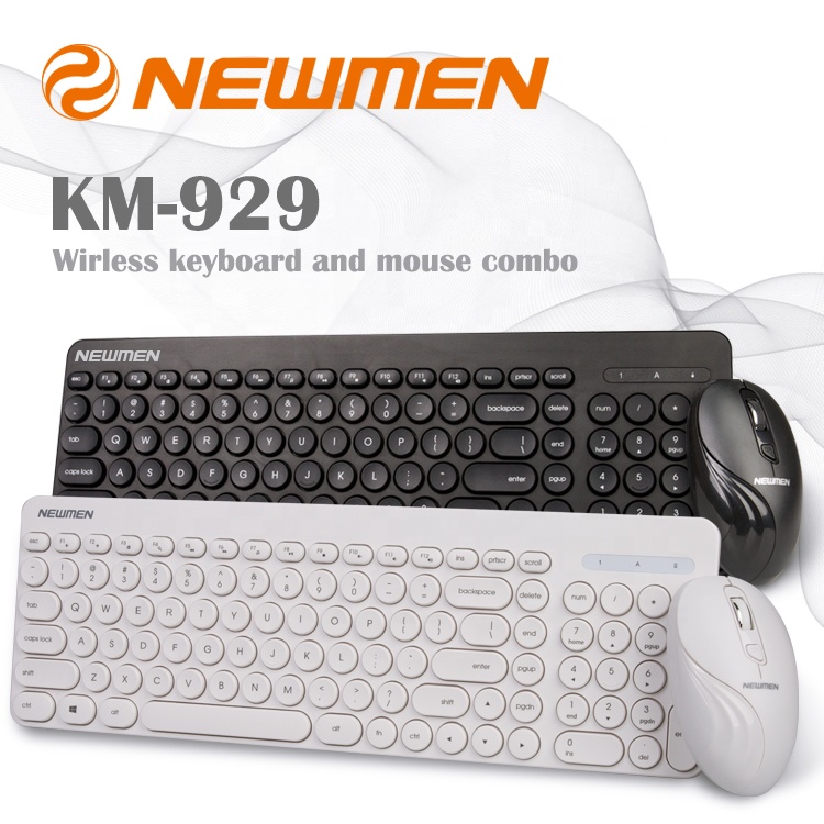 Combo bộ bàn phím chuột không dây NEWMEN K929 - Hàng Chính Hãng