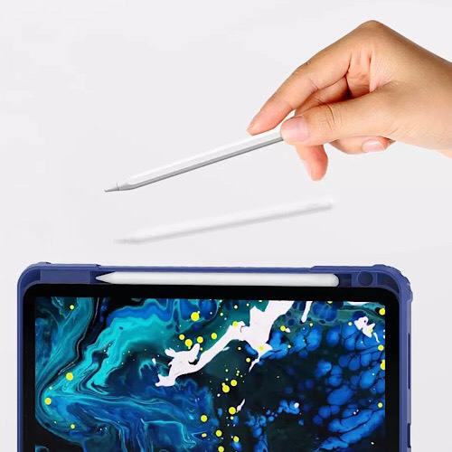 Ốp lưng cho iPad 10.2 inch và 10.5 inch (Air 3) hiệu WIWU Defend Stand Holder Pen Chống sốc - Hàng nhập khẩu