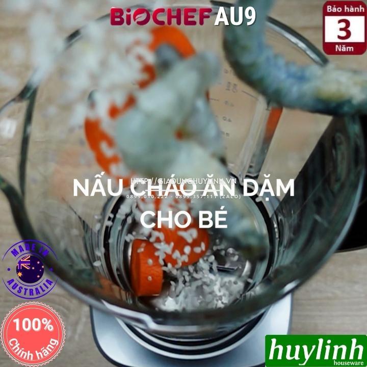 Máy xay nấu sữa hạt đa năng Biochef AU9 - Made in Australia - Hàng Chính Hãng