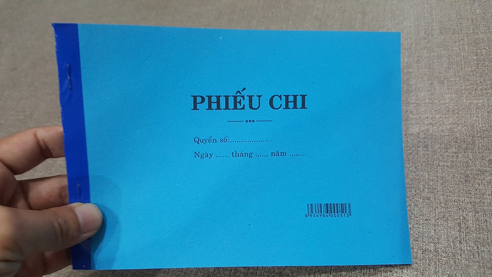 Bộ 3 Phiếu Chi 2 Liên - Màu Xanh