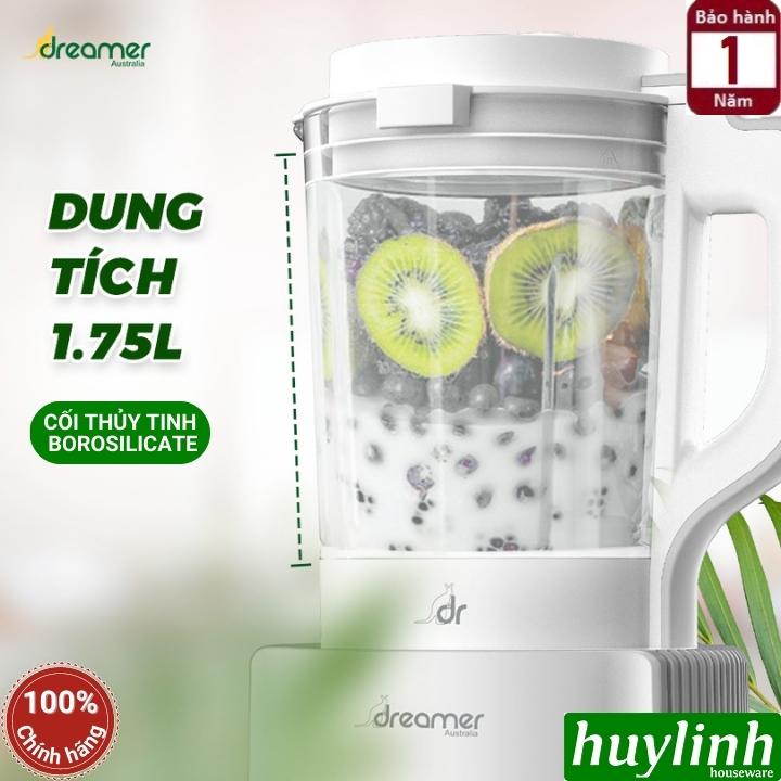 Máy làm sữa hạt Dreamer DKA-MCB117 - 1.75 lít - Sản xuất tại Thái Lan - 8 Chức năng - Hàng chính hãng