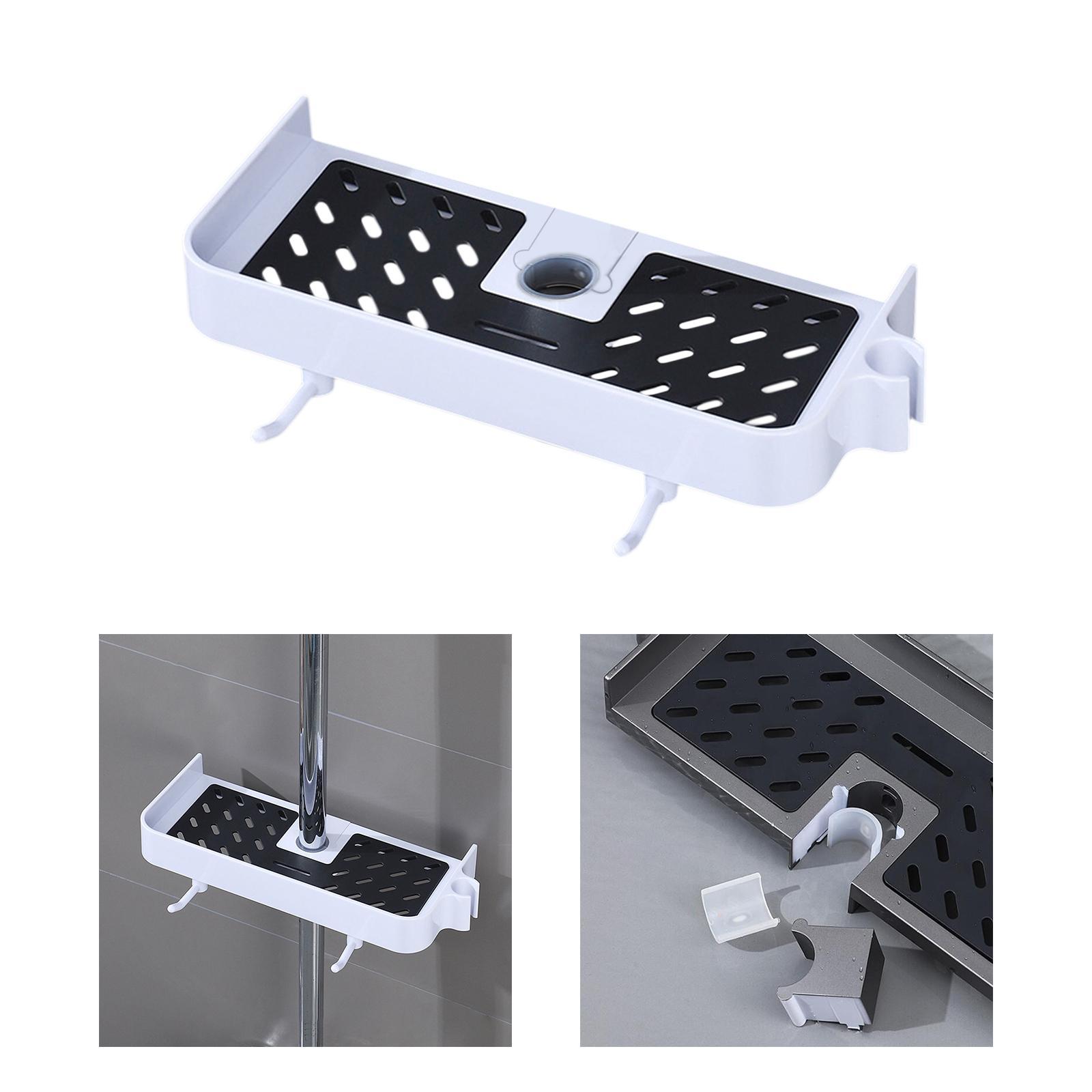 Shower Shelf Adjustable Shower Rack Organizer for Home Bathroom Shelves Bath