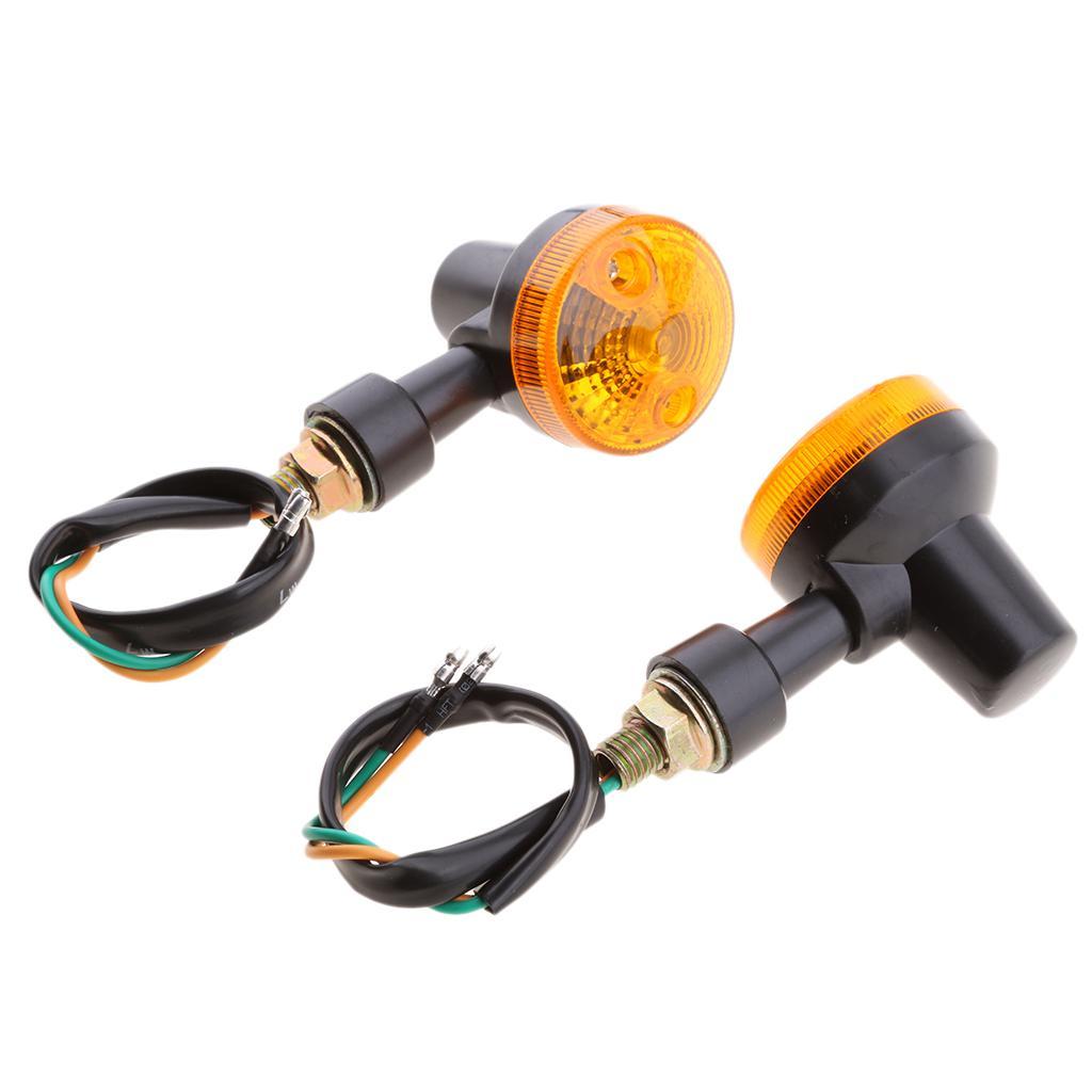 Universal Amber Motorcycle  Direction Indicator Light Lamp