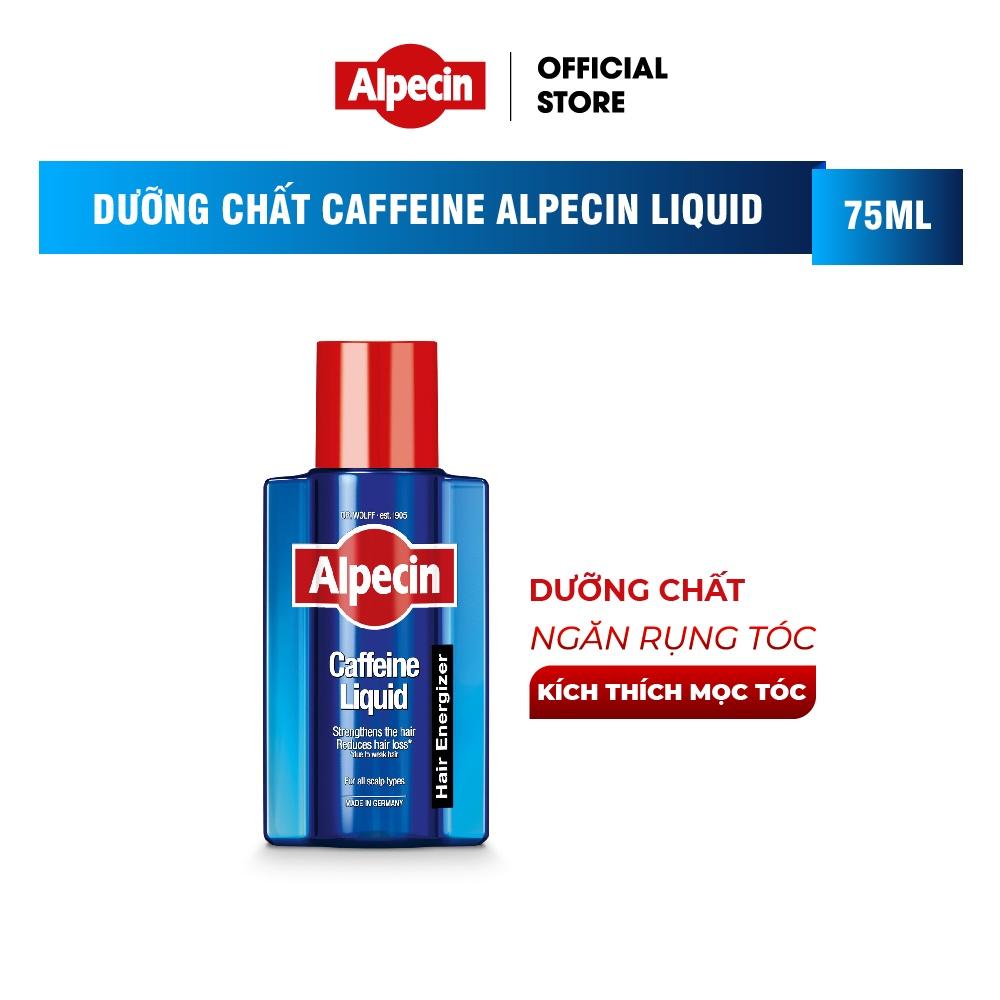 Serum dưỡng tóc Caffeine Alpecin Liquid 75ml, ngăn rụng và kích thích tóc mọc cho nam