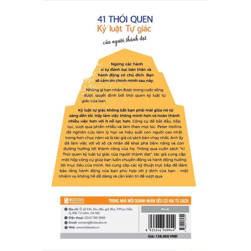 Sách - 41 Thói Quen Kỷ Luật Tự Giác Của Người Thành Đạt