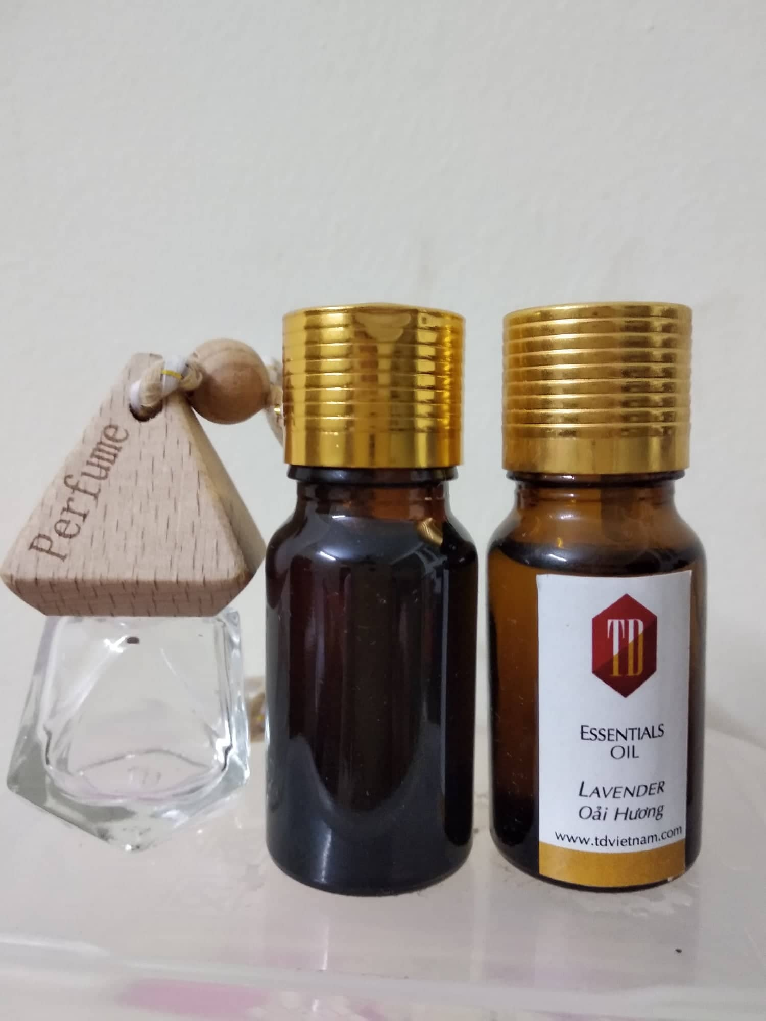 Combo 2 lọ Tinh dầu treo xe Ô tô, treo phòng - Oải Hương (Lavender)