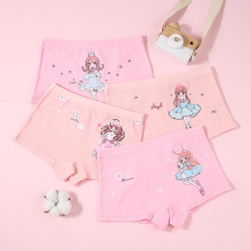 QL8 Size 120-160 Quần sịp đùi quần chíp bé gái Thời trang trẻ Em hàng quảng châu