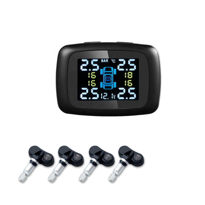 Cảm biến áp suất lốp dạng tẩu sạc gắn van trong ô tô TPMS C110