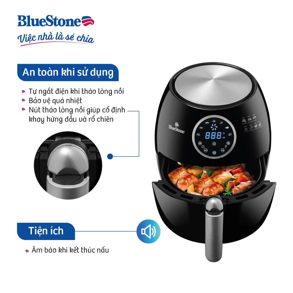 Nồi Chiên Không Dầu Điện Tử Bluestone AFB-5873, 5.5Lit-1800W, Hàng Chính Hãng