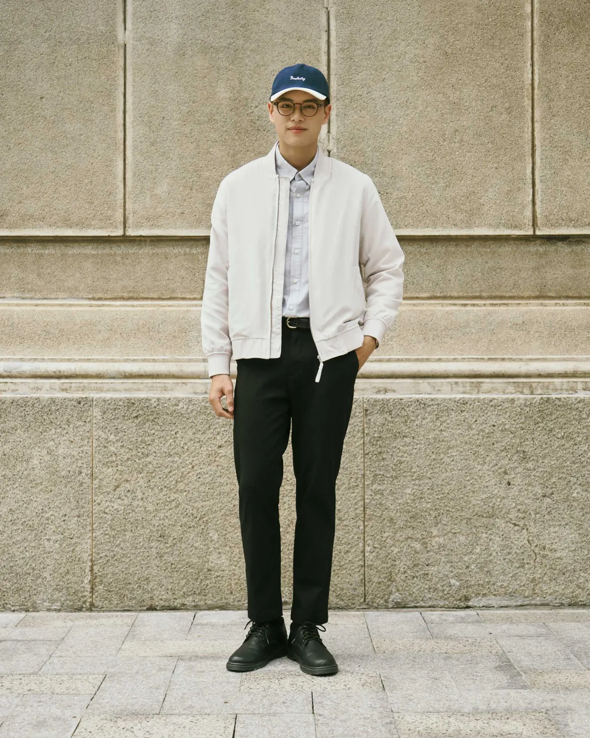 Áo khoác bomber nam da lộn Form Regular - ROUTINE 10F25JAC005