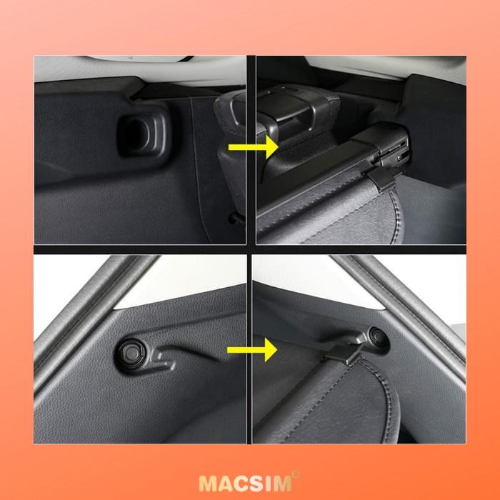 Tấm chắn cốp ô tô cao cấp Macsim Volvo XC60 2010 - 2017