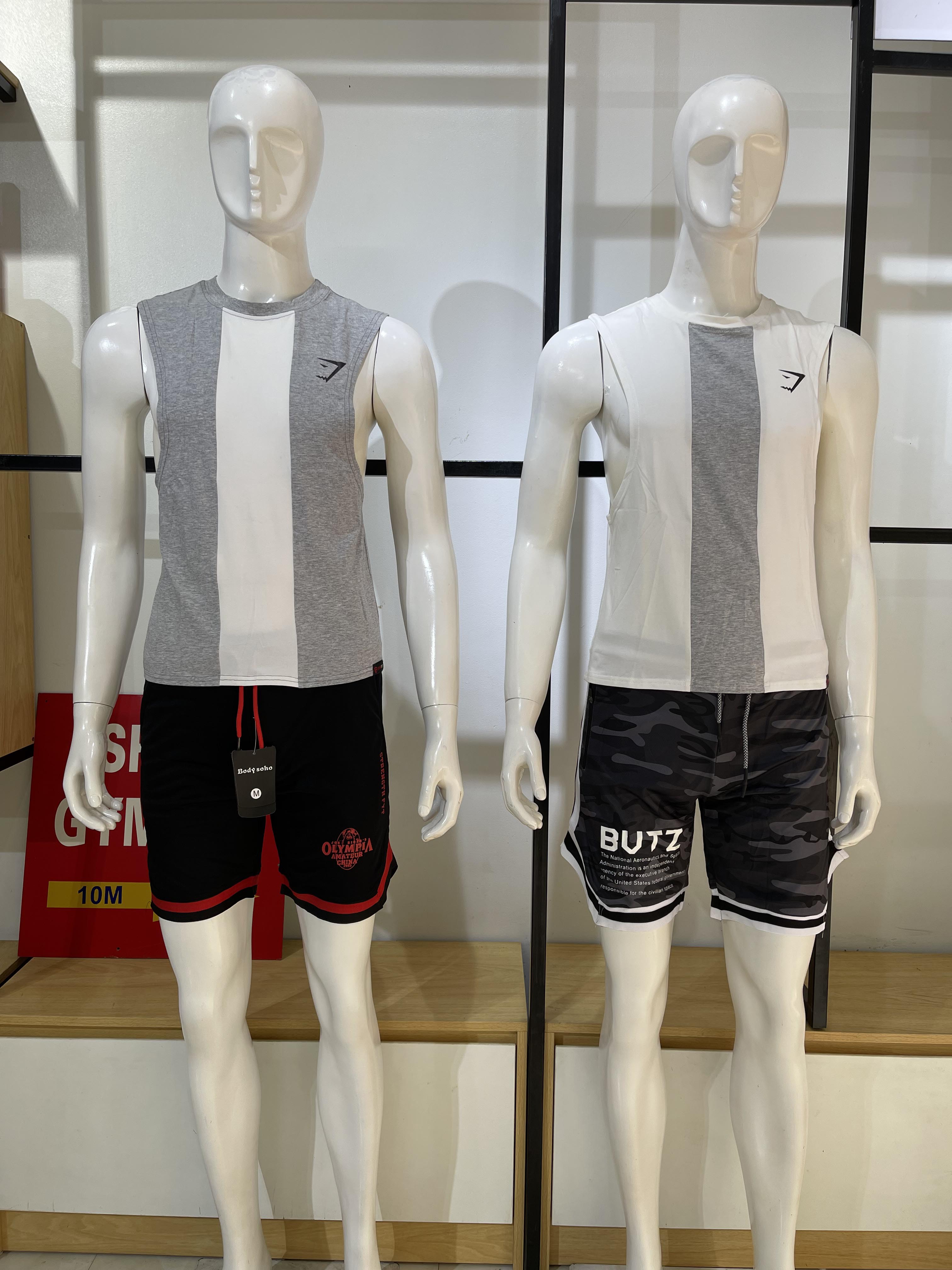 Tank top gymshark phối sọc new giá rẻ