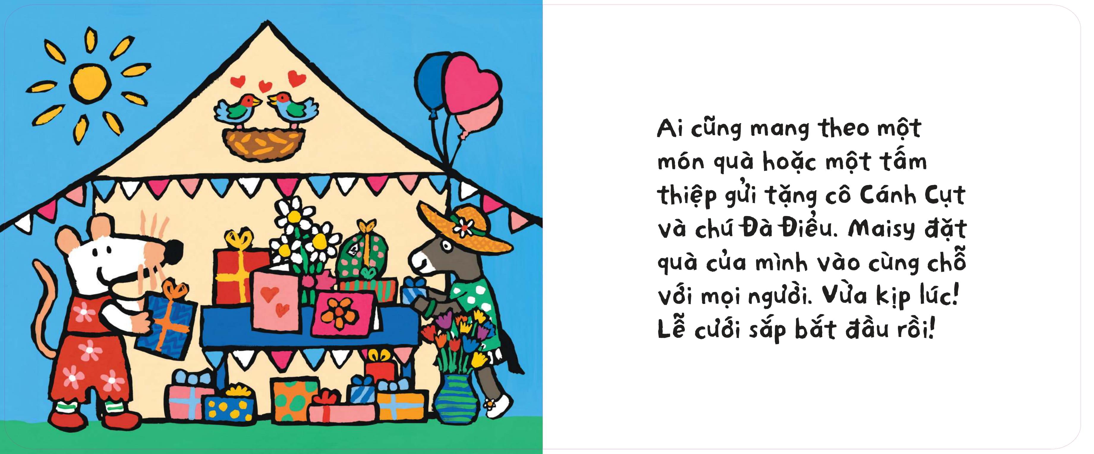 Sách - Trải Nghiệm Đầu Tiên - Maisy Dự Lễ Cưới