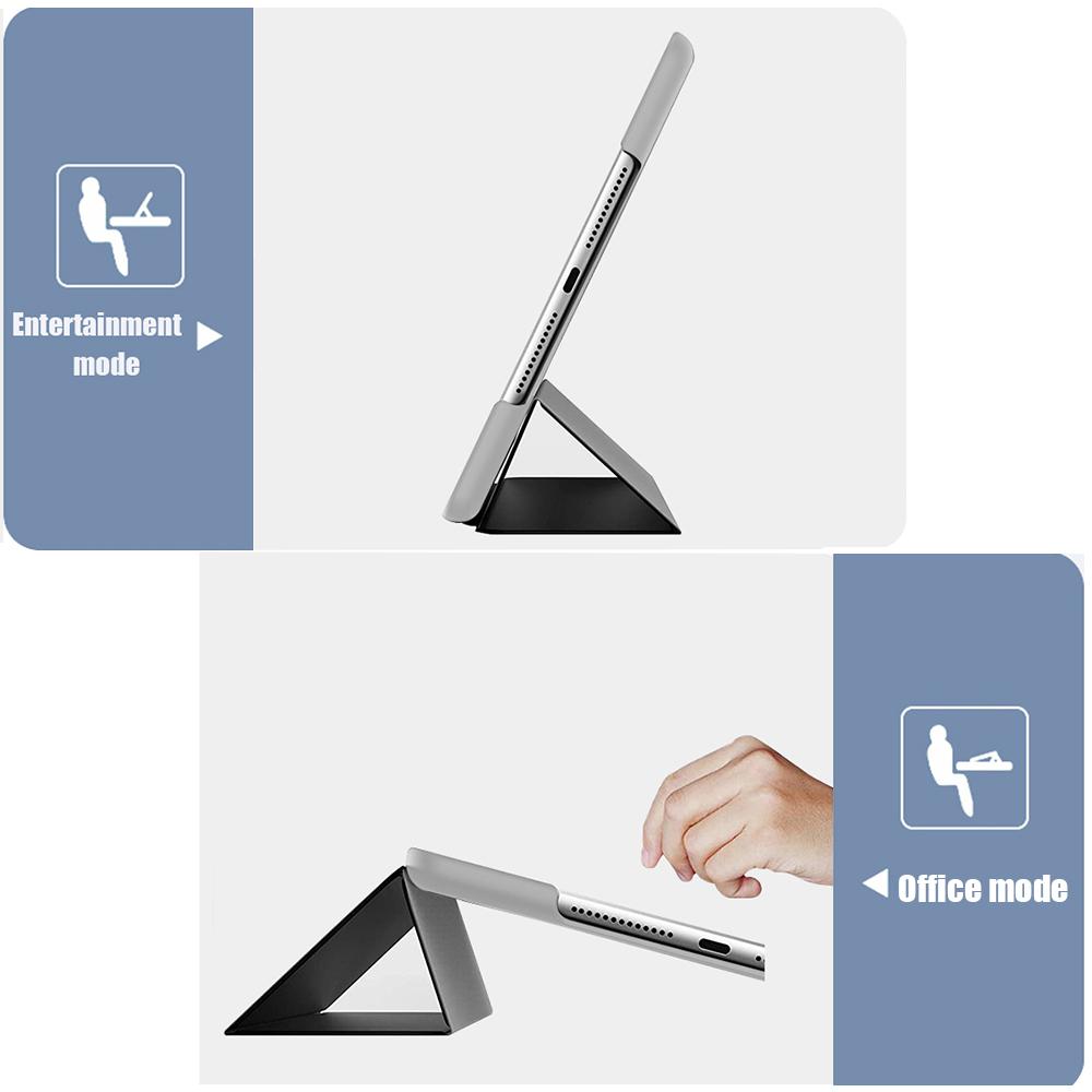 Ốp Lưng Gấp Ba Cho Samsung Galaxy Tab A8 2021 Bao Da Máy Tính Bảng PU Cho Samsung Tab A8 10.5 SM-X200/SM-X205 Vỏ Bảo Vệ Máy Tính Bảng