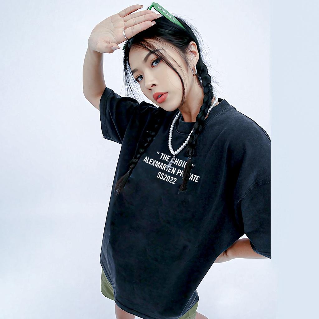 Áo thun unisex form rộng THE CHOICE chất vải cotton 100%
