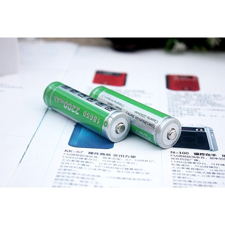 Pin Sạc HHTC 18650 2200mah 4.2V Dung Lượng Chuẩn