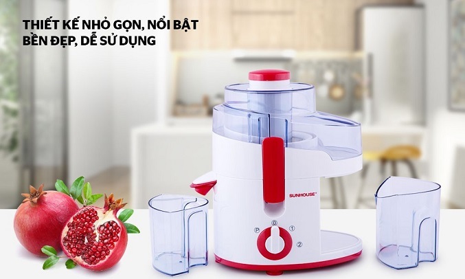 Máy ép trái cây Sunhouse SHD5520 - Thiết kế nhỏ gọn