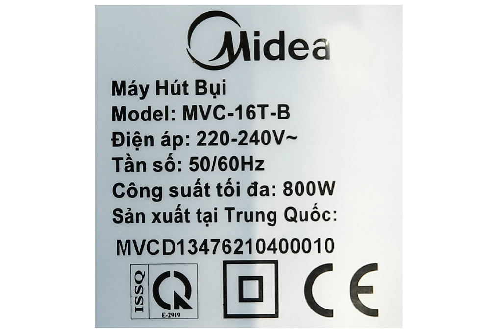 Máy hút bụi cầm tay Midea MVC-16T-B - Hàng chính hãng