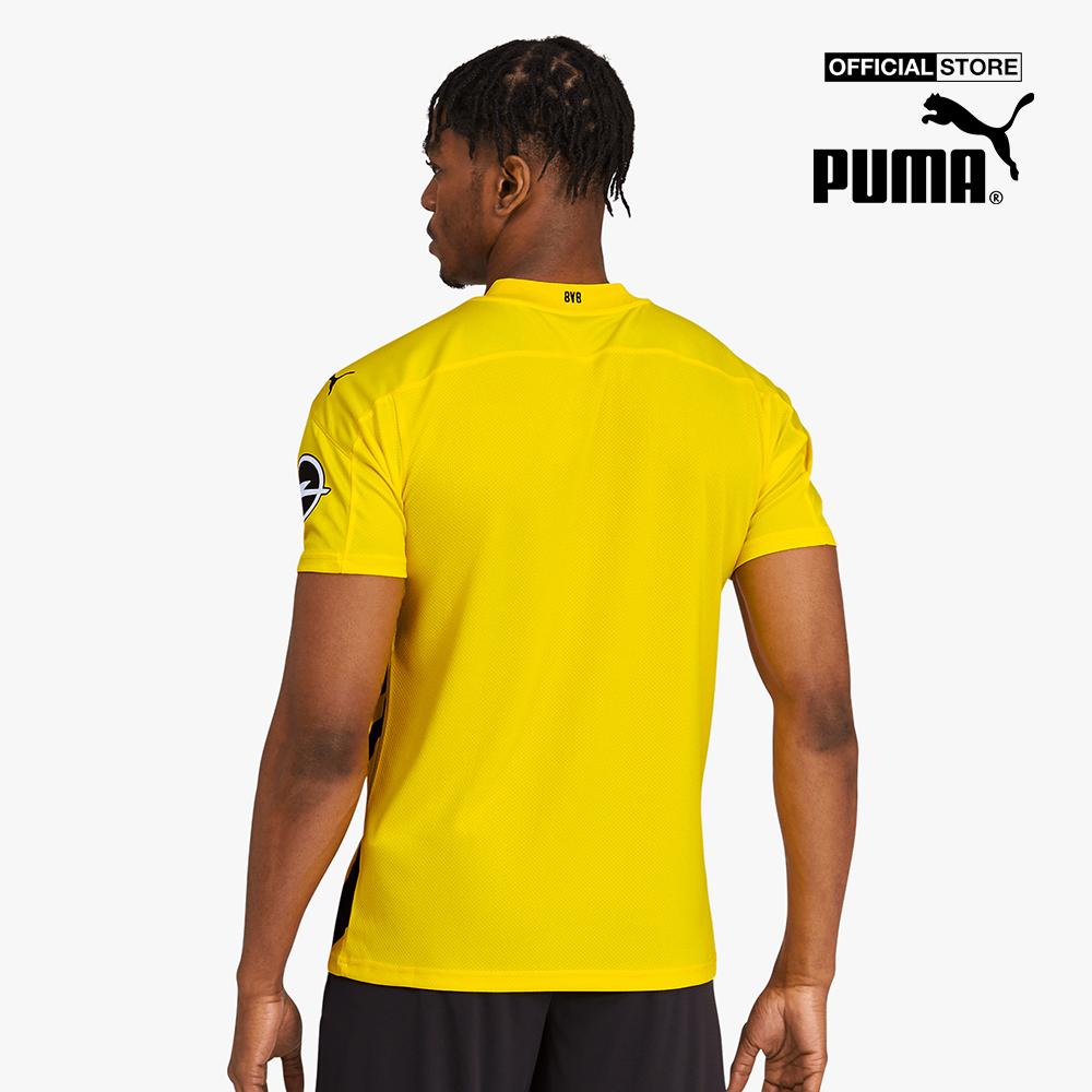 PUMA - Áo thun thể thao nam ngắn tay BVB Home Replica 757156-01-L