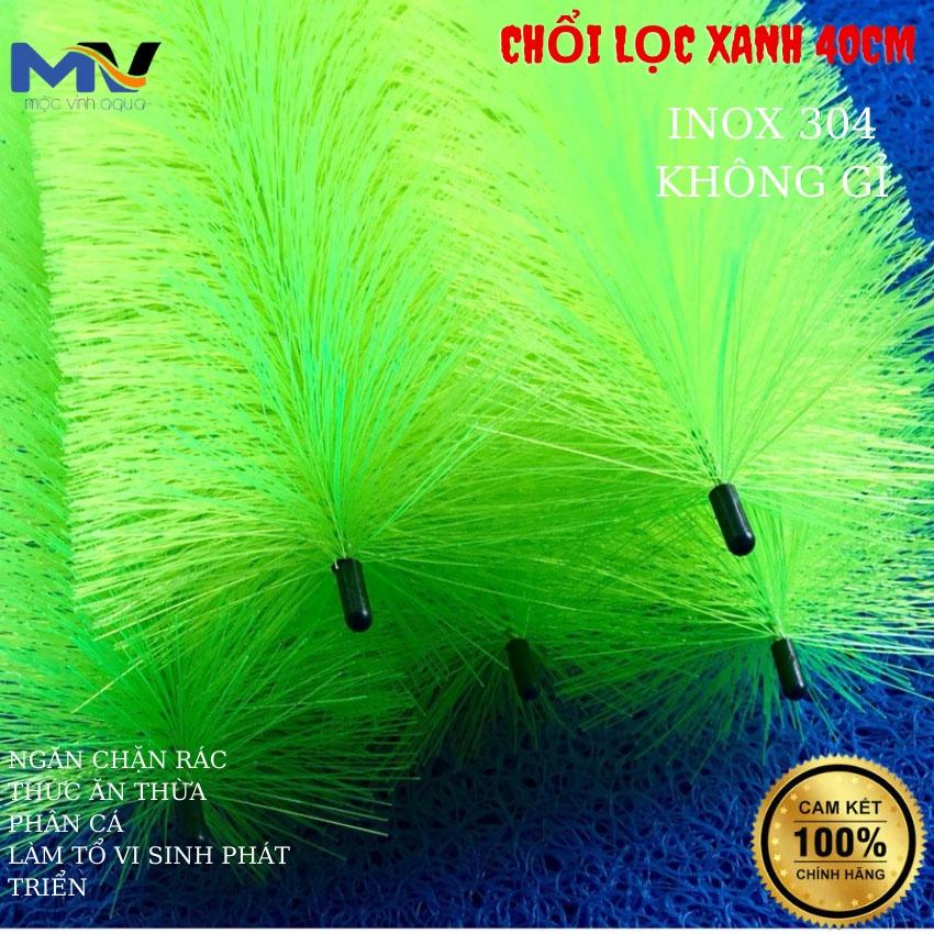 Chổi lọc nước hồ cá40 cm inox không rỉ