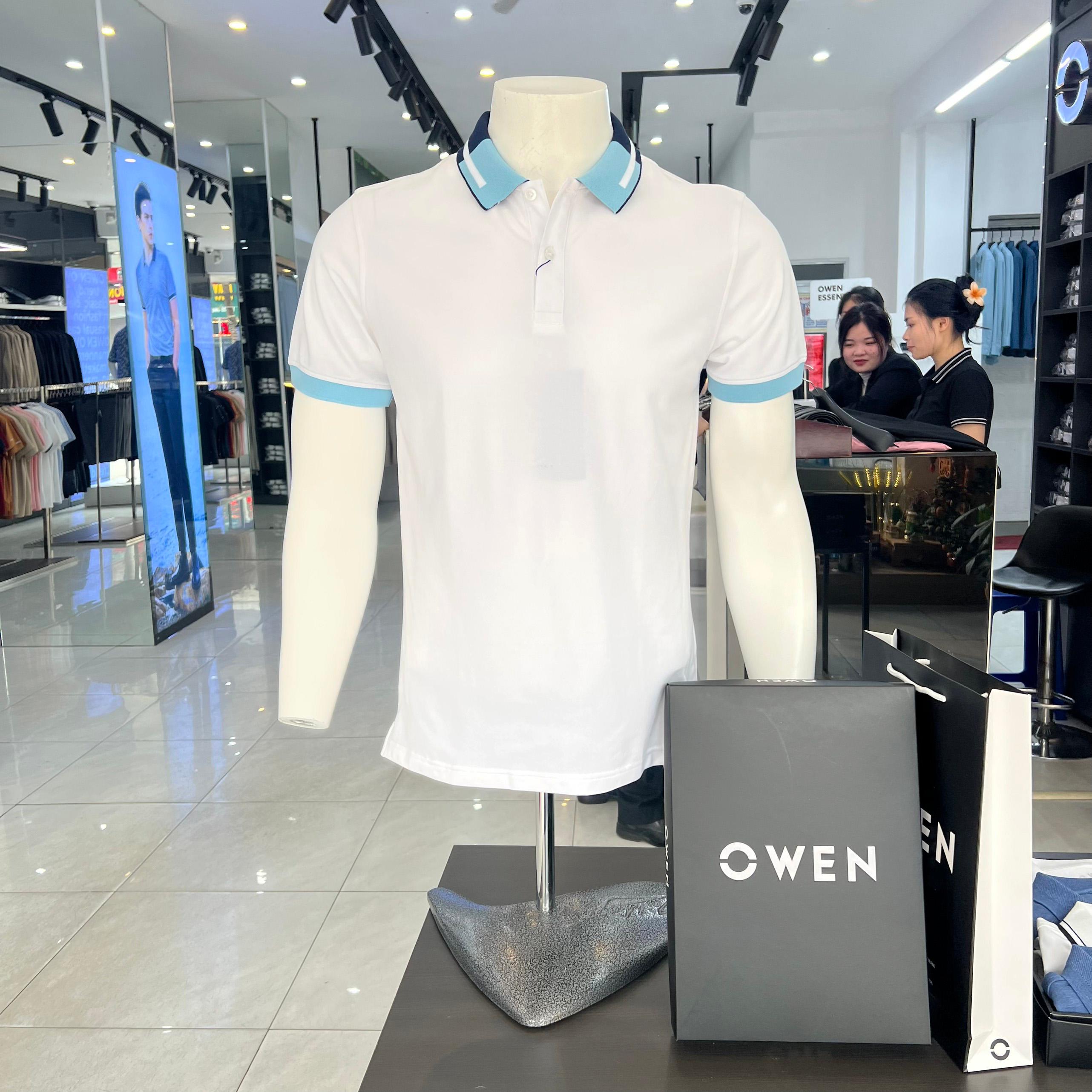 Áo Polo nam Owen cao cấp sợi cotton thoáng mát thấm hút mồ hôi APV233213