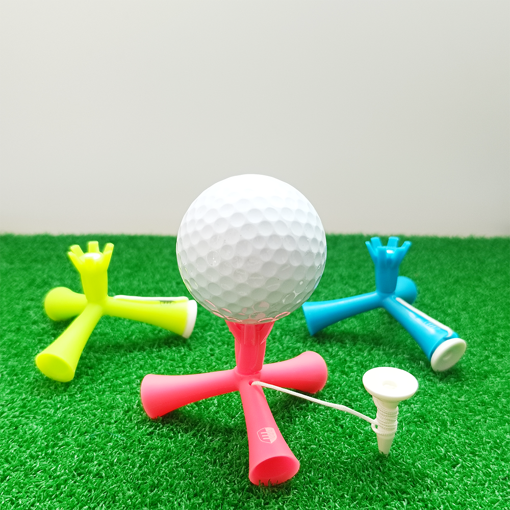 1 pc chân máy golf tee với chiều cao gói tự điều chỉnh tees golf tự đứng đào tạo phụ kiện thể thao phụ kiện 4 màu cam màu đỏ Color: blue