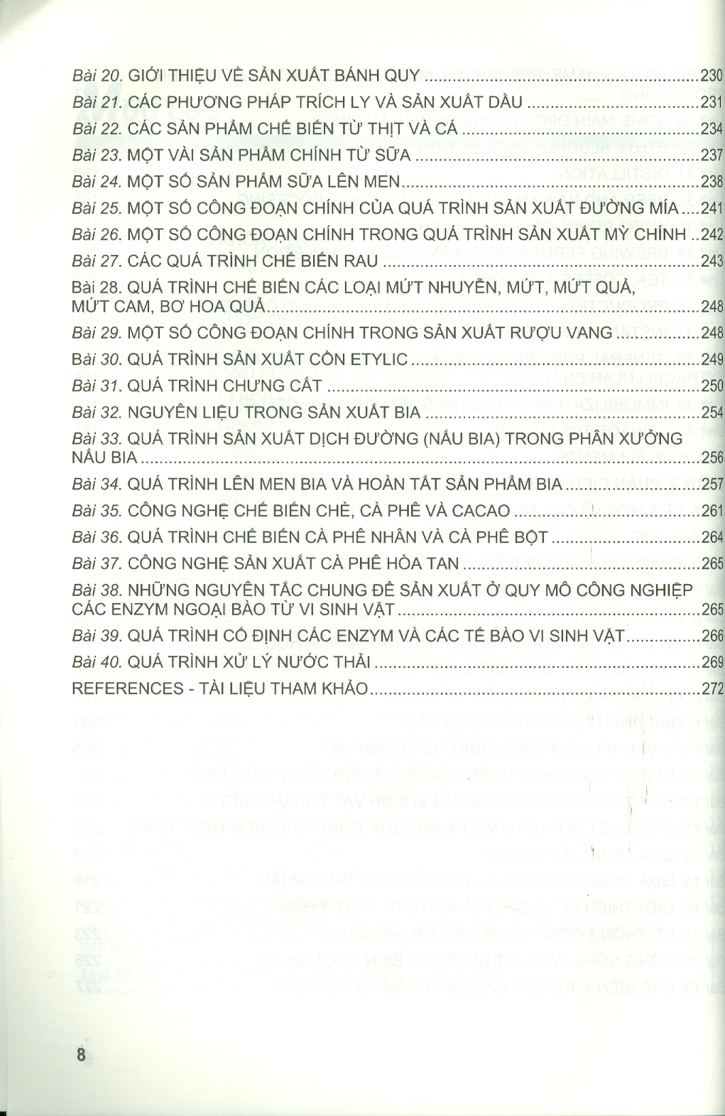 Tiếng Anh Chuyên Ngành Công Nghệ Thực Phẩm (Song Ngữ Anh - Việt ) - GS. TS. Nguyễn Thị Hiền chủ biên, ThS. Lê Thị Lan Chi, TS. Từ Việt Phú, PGS. TS. Lương Hồng Nga