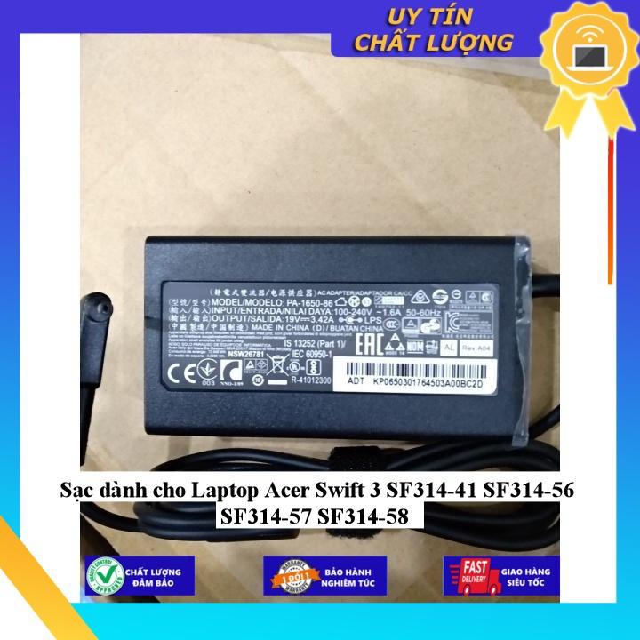 Sạc dùng cho Laptop Acer Swift 3 SF314-41 SF314-56 SF314-57 SF314-58 - Hàng Nhập Khẩu New Seal