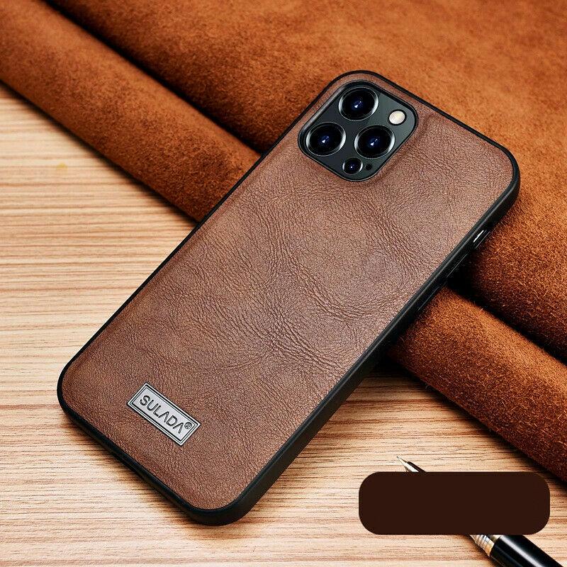 Ốp Lưng Da Sulada cho Điện Thoại Iphone - Hàng Chính Hãng