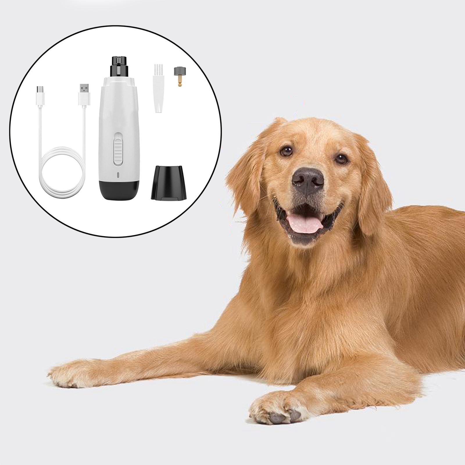 Pet Dog Cat Nail Trimmer Grooming Tool Care Grinder Electric Clipper Kit