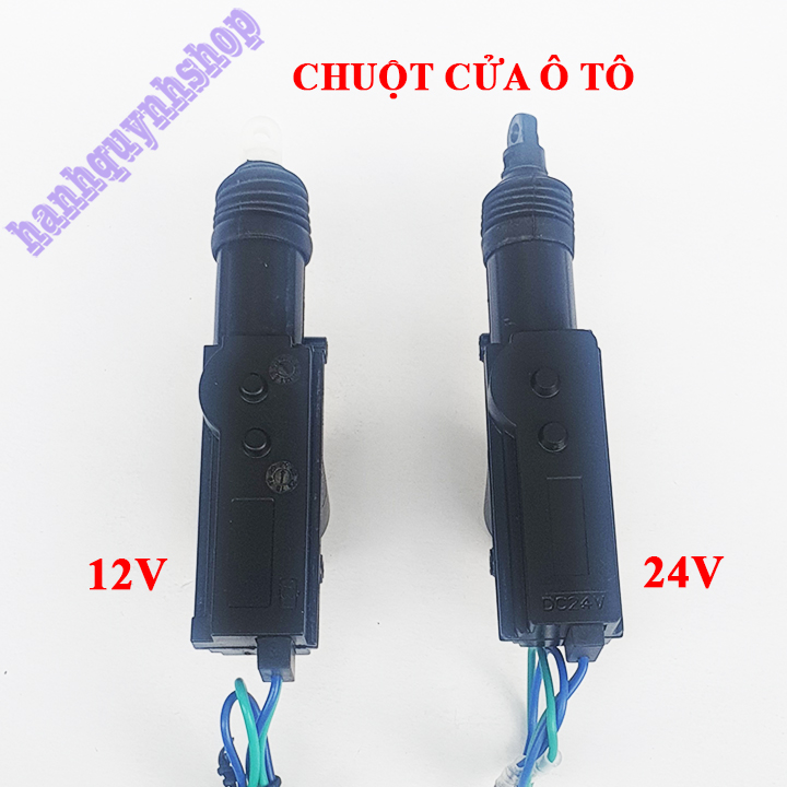 Chuột cửa ô tô 12V 24V 2 dây loại tốt màu đen