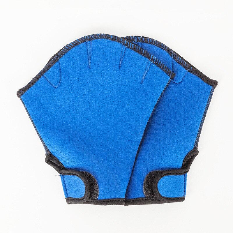 1Pair Aquatic Gloves Swimming Flipper Fin Swim Training Tools For Men Women Diving Surfing Pool Diving Gloves Size S M L