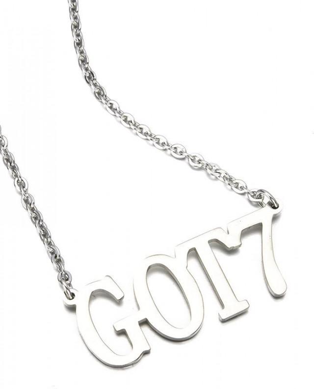 Dây chuyền sợi mắt xích mặt chữ GOT7