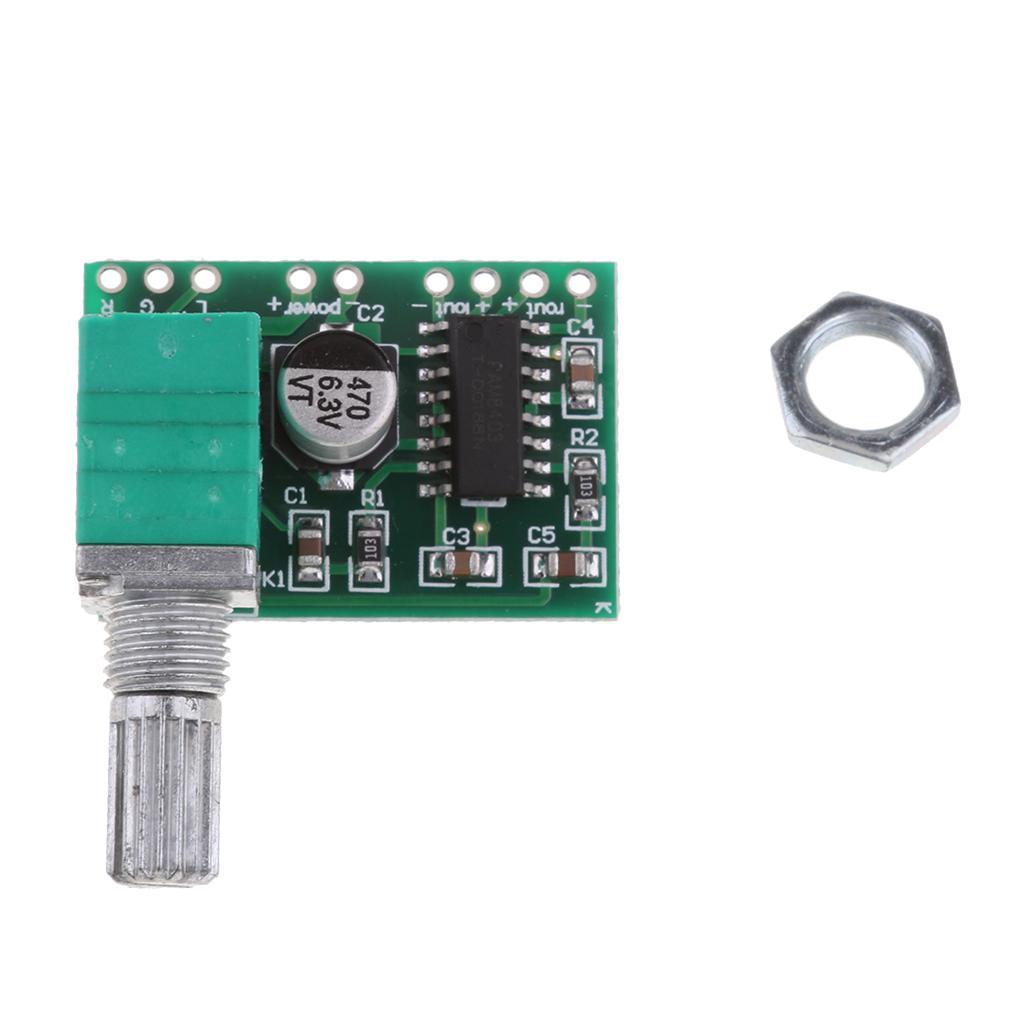 PAM8403 Mini 5V Digital Amplifier Board with Switch Potentiometer USB Power