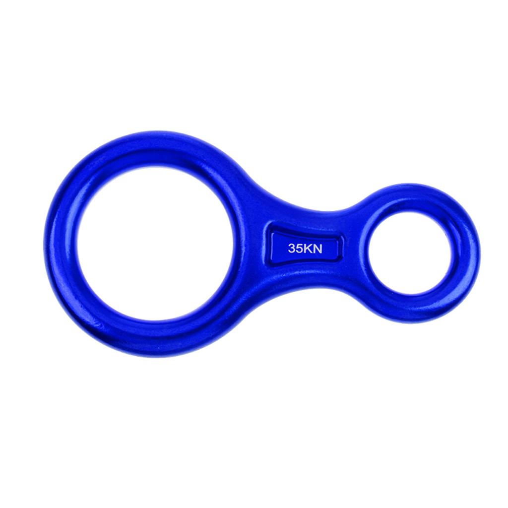 Hình Số 8 Descender Giàn Đĩa Ngoài Trời Đá Rappel Belay Thiết Bị