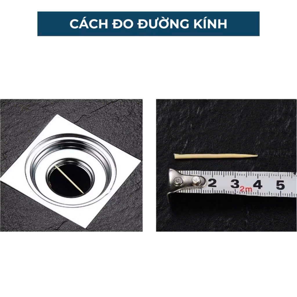 Nắp Đậy Cống Thoát Nước Chống Mùi Hôi, Côn Trùng - Chuyên Dùng Cho Sàn Nhà Tắm, Nhà Vệ Sinh - HÀNG CHÍNH HÃNG MINIIN