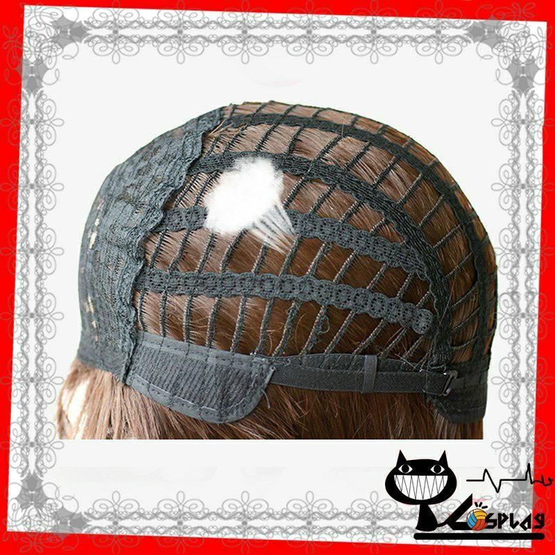 Wig teen/lolita/cosplay TT002 tomboy màu nâu lưới hoa