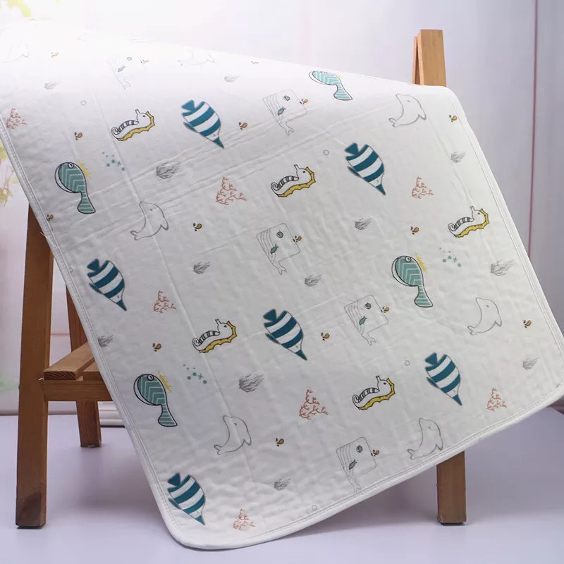 Lót chống thấm 5 lớp sợi tre Organic cho bé kích thước 50x70cm