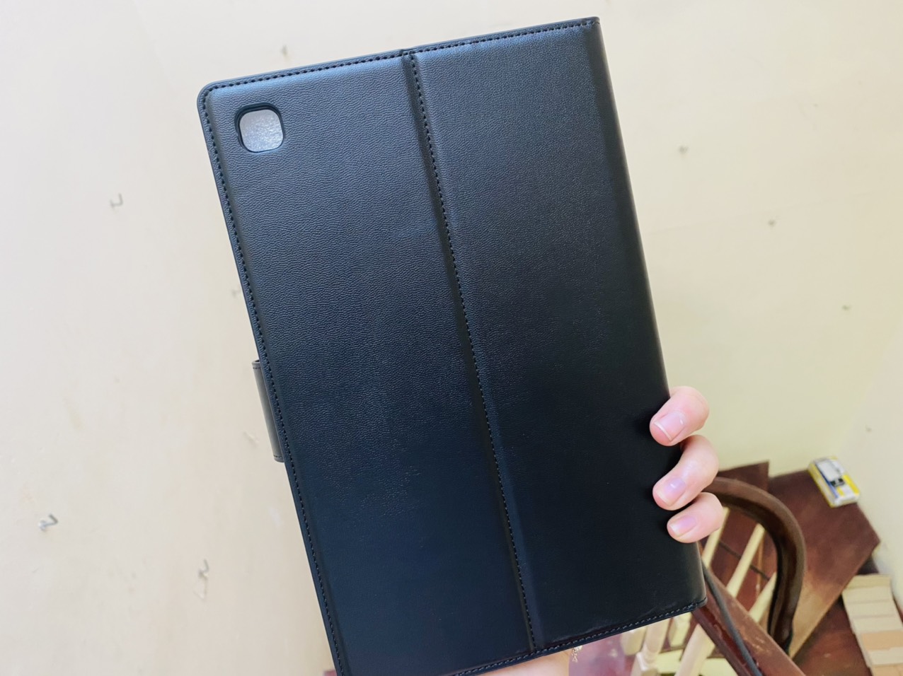 Bao da dạng ví có ngăn đựng thẻ, đựng tiền, quai gập cho Samsung Galaxy Tab A7 10.4 T500/T505 - Hàng chính hãng HanMan