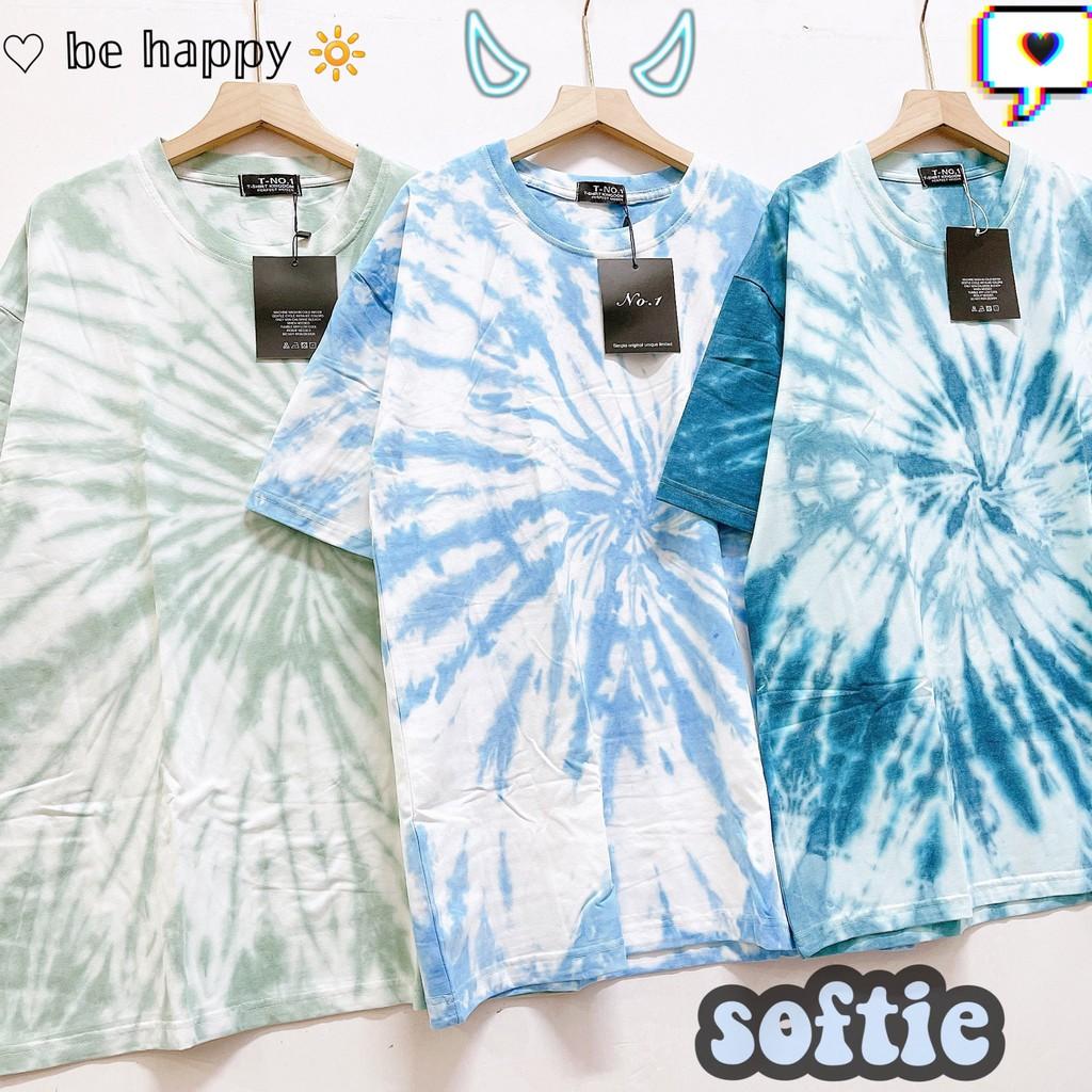 Áo loang trơn tie dye unisex form rộng Tie Boutique