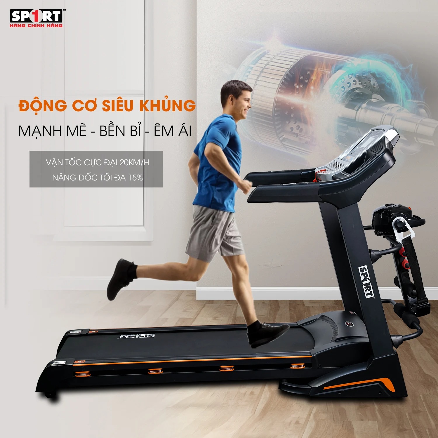 Máy Chạy Bộ Đa Năng YY - 6088DS - Hàng Chính Hãng