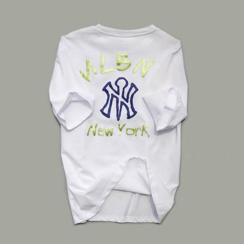 ÁO THun tay lỡ, ÁO PHom rộng cotton in hình NY chắc nét cho cả nam và nữ