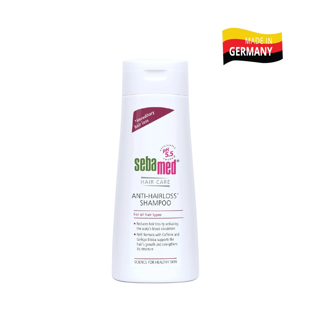 Dầu gội ngăn ngừa rụng tóc Sebamed Hair Care Anti-Hairloss Shampoo pH5.5