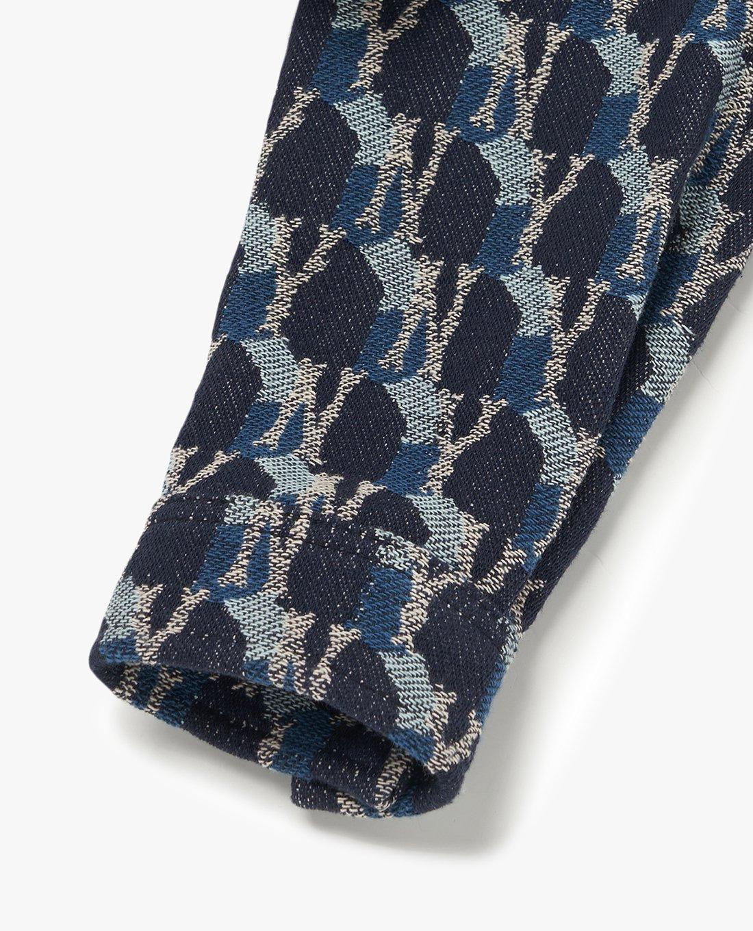 MLB - Áo khoác denim nữ Cube Monogram Jacquard 3FDKM0224