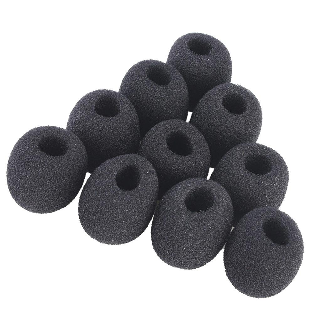 3-7pack 10Pcs Small Foam Covers Windscreen Windshield for Microphone 18mm x 8mm