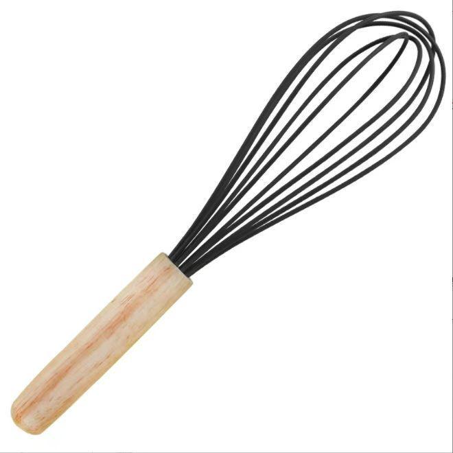 Bộ Dụng Cụ Nấu Ăn Bằng Silicone Cán Gỗ Tiện Dụng