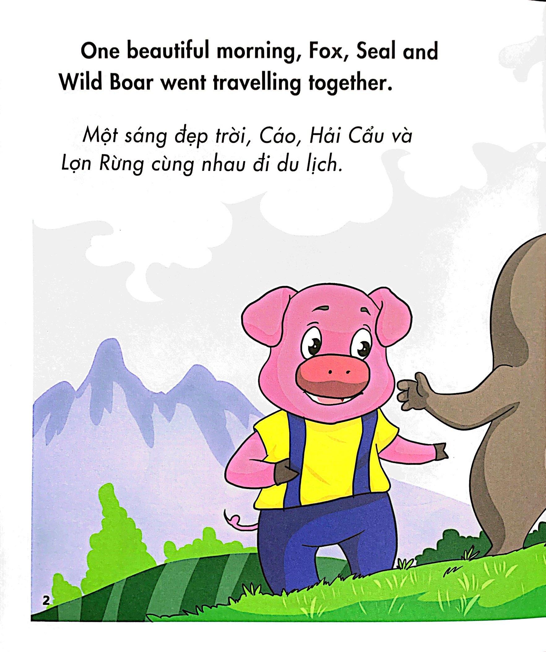 Truyện Tranh Ngụ Ngôn Dành Cho Thiếu Nhi Song Ngữ Anh-Việt - Những Người Bạn Đường